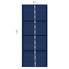 Сонячна батарея AK16565, 165*65мм, 1,4w, 6,5v, 250ma, полі 3036097 фото