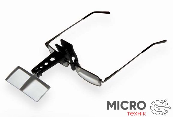Биноочки-накладка на очки MG19156-2 [3 линзы х1.5х2.5х3.5] 3029242 фото