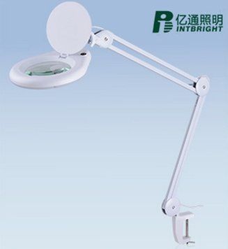 Настільна лупа Intbright 9005LED-5D БІЛА, 5 діоптрій 3036017 фото