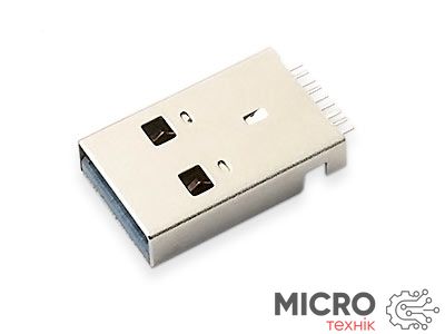 Вилка USB-30-01-MS на плату SMD тип 2 3015374 фото