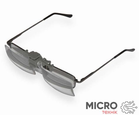 Биноочки-накладка на очки MG19156-1 (1 линза, увеличение х2) 3029244 фото