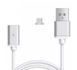Кабель магнитный USB2.0 AM/B micro-USB 1м серебр. Текстильн. оплетка 3031964 фото 4