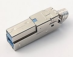 Вилка USB-30-02-MC тип B на кабель 3015377 фото