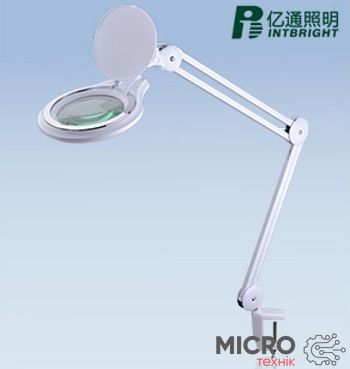 Лампа-лупа косметолога Intbright 9003LED-5D БІЛА, 5 діоптрій 3036023 фото