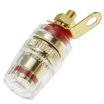 Клема приладова HM-047R L=32мм червона 3048098 фото