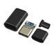 Разъем USB Type-C 2pin на черный кабель CN-03-02 3049047 фото 2
