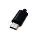 Разъем USB Type-C 2pin на черный кабель CN-03-02 3049047 фото 1