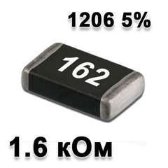 Резистор SMD 1.6K 1206 5% 3002176 фото