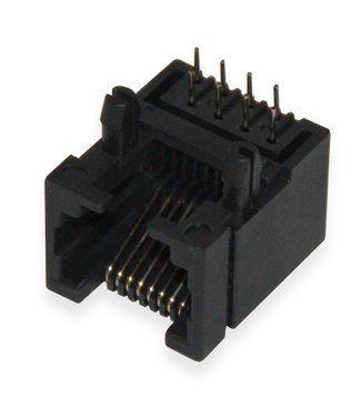 Гнездо TJ5M-8p8c RJ45 на плату горизонтальное 3016384 фото