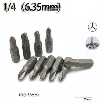 Бита 1/4", 25 мм, Y3 (три луча, mercedes), CrV 3037218 фото