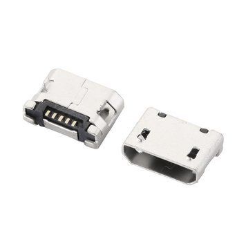 Разъем Micro USB MK5B 5pin 6,4мм без юбки 3037811 фото
