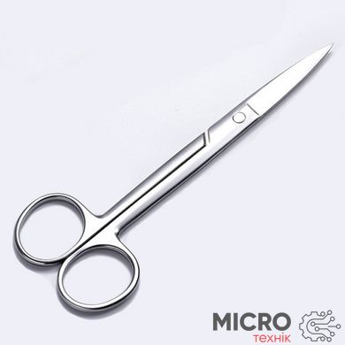 Хирургические ножницы с прямым наконечником, 160 мм. 3043885 фото