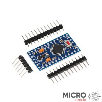 Модуль Arduino Pro Mini ATMEGA328P 3.3V/8M комплект 3039790 фото