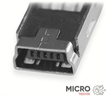 Гніздо Mini USB B 5pin DIP пряме 3027432 фото