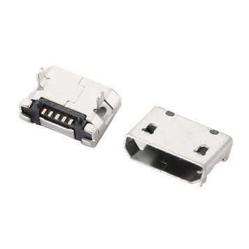 Разъем Micro USB MK5B 5pin 5,9мм без юбки V2 3037813 фото