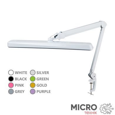 Лампа настільна на струбцині 9505led-24-З dimming 117led, 24Вт СІРА 3040989 фото