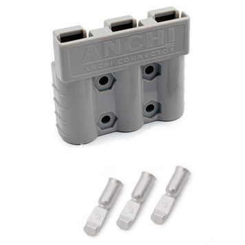 Разъем аккумуляторный AN-3 50A600V GRAY 6AWG 3045468 фото
