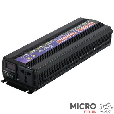 Перетворювач напруги 12V-220V 2000W синус 16905 фото