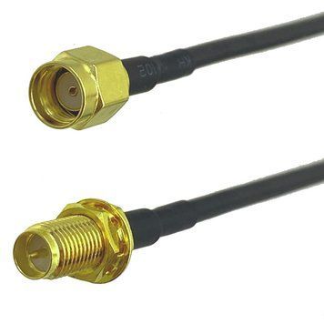 Кабель подовжувач RP-SMA male-RP-SMA female RG-174 3м 3042747 фото