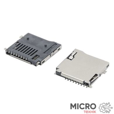 Разъем MR07 для Micro SD с выталкивателем 3021276 фото