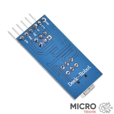 Модуль Arduino USB to TTL конвертер FTDI FT232RL 3.3/5V 3039986 фото