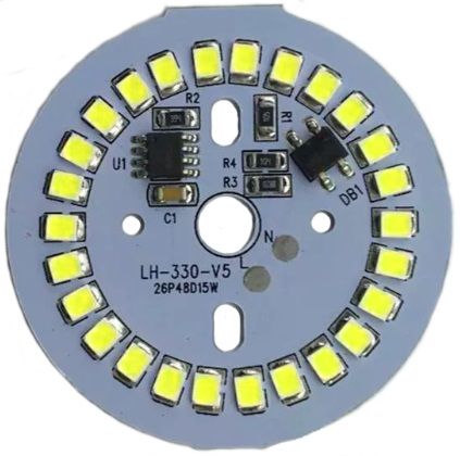 Монтажна пластина з драйвером 15W 220V 6500K, білий холодний 3031913 фото