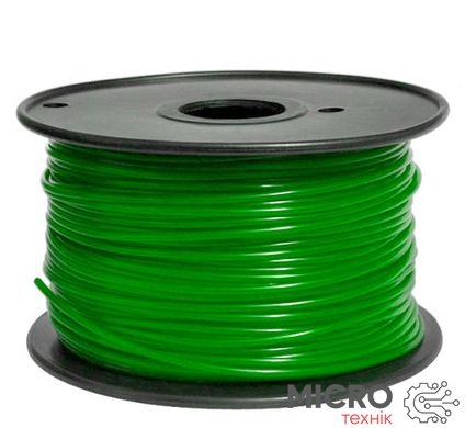 Пластик PLA 3мм цвет Green, катушка 1кГ 3023763 фото