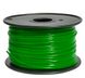 Пластик PLA 3мм цвет Green, катушка 1кГ 3023763 фото 1