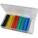Набор цветной термоусадки в кассетнице 100шт. 3036464 фото 1