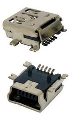 Гніздо Mini USB-BF short body 5pin SMD mini-02 3015184 фото