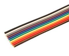 Шлейф плоский колірний RFCAB-5 10pin крок 0.2мм (1м) 3003191 фото