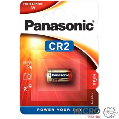 Батарейка Panasonic CR2 Lithium 3V 16735 фото