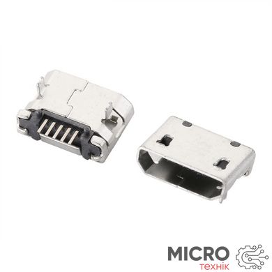 Разъем Micro USB MK5B 5pin 5,9мм без юбки V4 3037816 фото