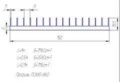 Профіль 152 (1 метр) 3006820 фото