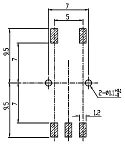 Енкодер серії RE12 (EC12) RE1203XA2-V01 L=11.5mm з кнопкою верт SMD мет-вал 3015712 фото