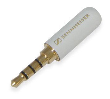 Штекер на кабель Sennheiser 4-pin 3.5mm емаль Білий, тип Б 3033387 фото