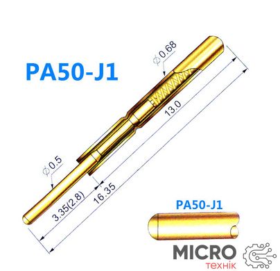 Подпружиненный контакт Pogo Pin PA50-J1 3031399 фото