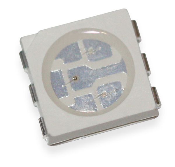 Светодиод SMD 5050 Зеленый 3-х крист. 2,2 Cd 120° HL-AF-5060u51gc-3-B 3015278 фото