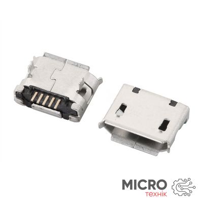 Разъем Micro USB MK5B 5pin 5,9мм с юбкой 3029744 фото
