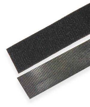 Лента-липучка Velcro с клеевым слоем 3m [25мм*10см, пара] ЧЕРНАЯ 3025580/0 фото