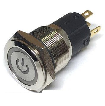 Кнопка антивандальна HQ16N/F11Z-12V-EDY-B 14038 фото