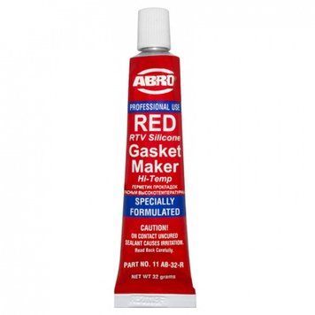 Герметик силікон ABRO червоний 12 AB-32-R RED RTV Silicone Gasket Maker 32г 3039311 фото