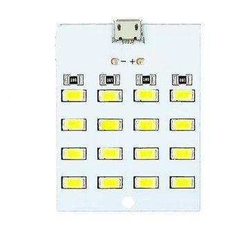 Ліхтарик USB 16 LED MicroUSB білий холодний 3049148 фото