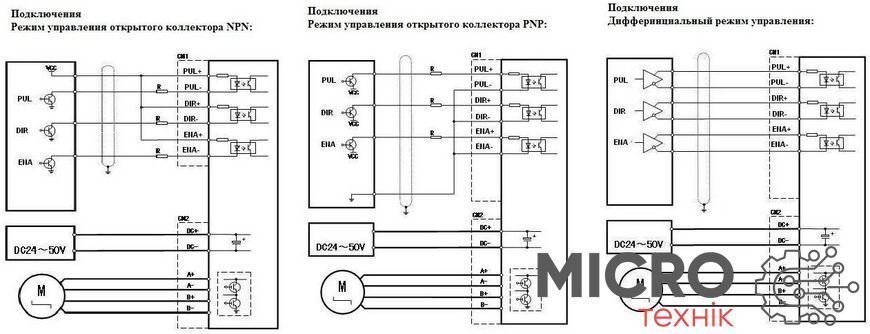 Модуль Драйвер крокового двигуна DM542 3031710 фото