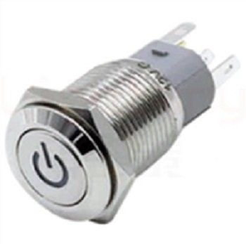 Кнопка антивандальна HQ16N/F11Z-12V-EDY-W 14034 фото