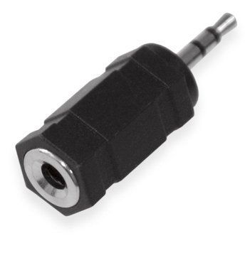 Переходник HH1002, 2.5mm to 3,5mm, plastic, stereo 3025778 фото