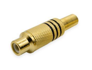 Разъем на кабель RCA HM-150 Gold-Black 3033282 фото