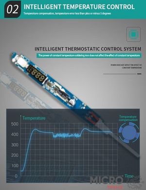 Паяльник с терморегулятором CXG Global E60WT [220В, 60Вт, жало 900М] 3038484 фото