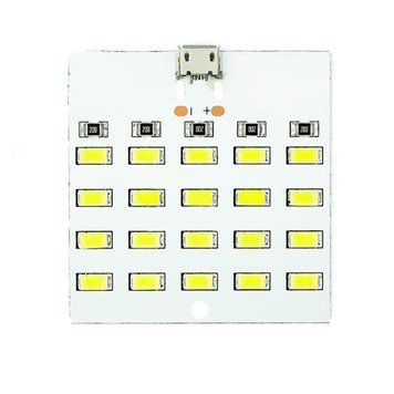 Ліхтарик USB 20 LED MicroUSB білий холодний 3049149 фото