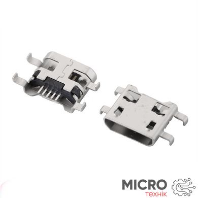 Разъем Micro USB B 5pin SMT 10,25мм без юбки 3029748 фото